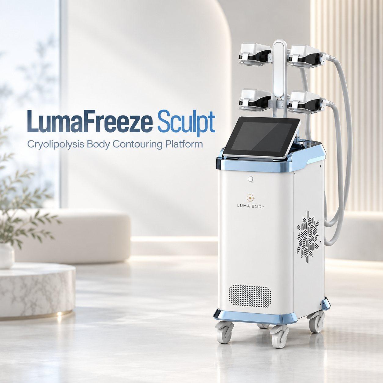 LumaFreeze Sculpt four-handle cryolipolysis body contouring machine