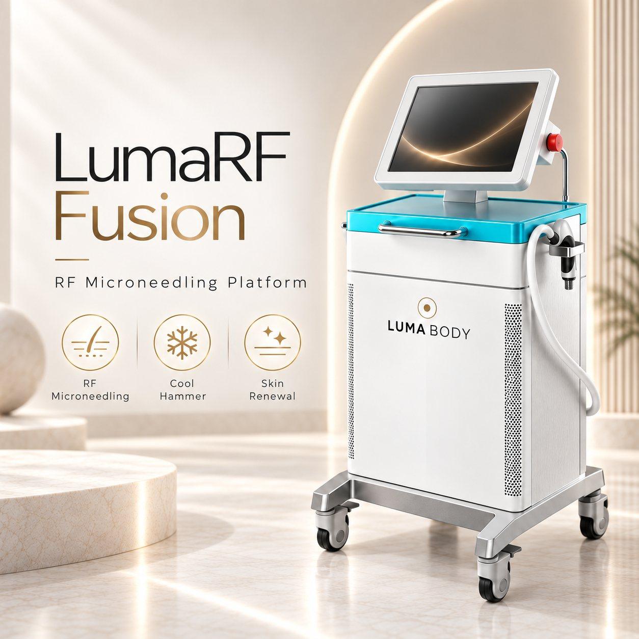 LumaRF Fusion - RF microneedling, cool hammer and skin renewal