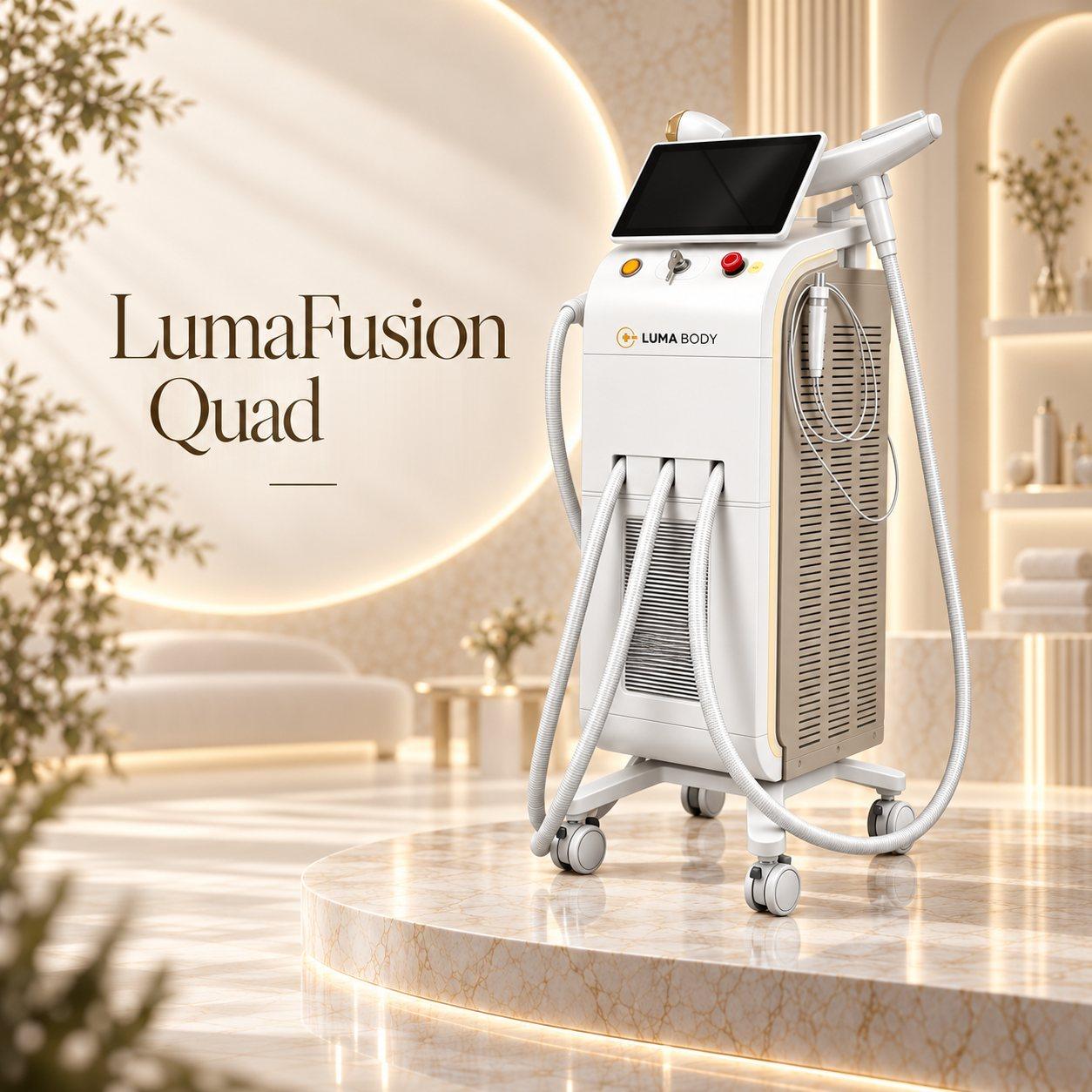 LumaFusion Quad — 4-in-1 Diode Laser, IPL, Nd:YAG & RF Workstation