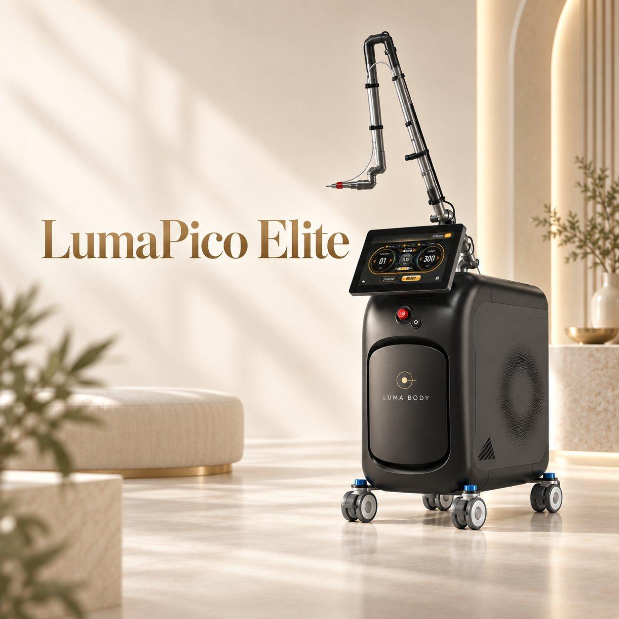 LumaPico Elite picosecond laser machine for tattoo removal and pigment treatment